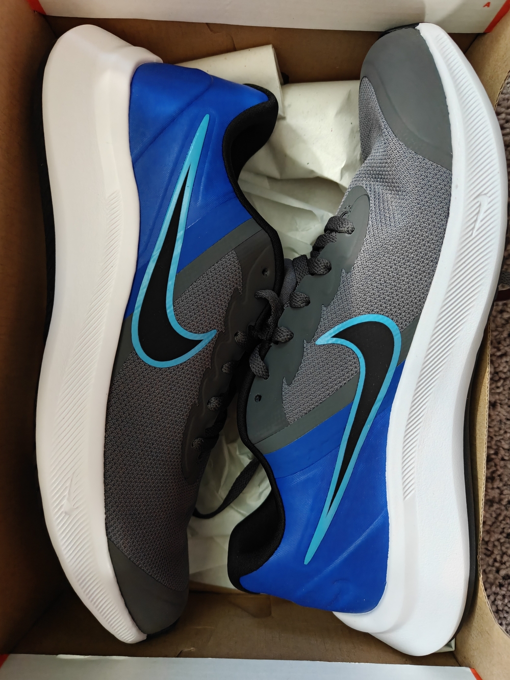 Nike Star Runner Shoes New In Box Size 7y 7M 8W